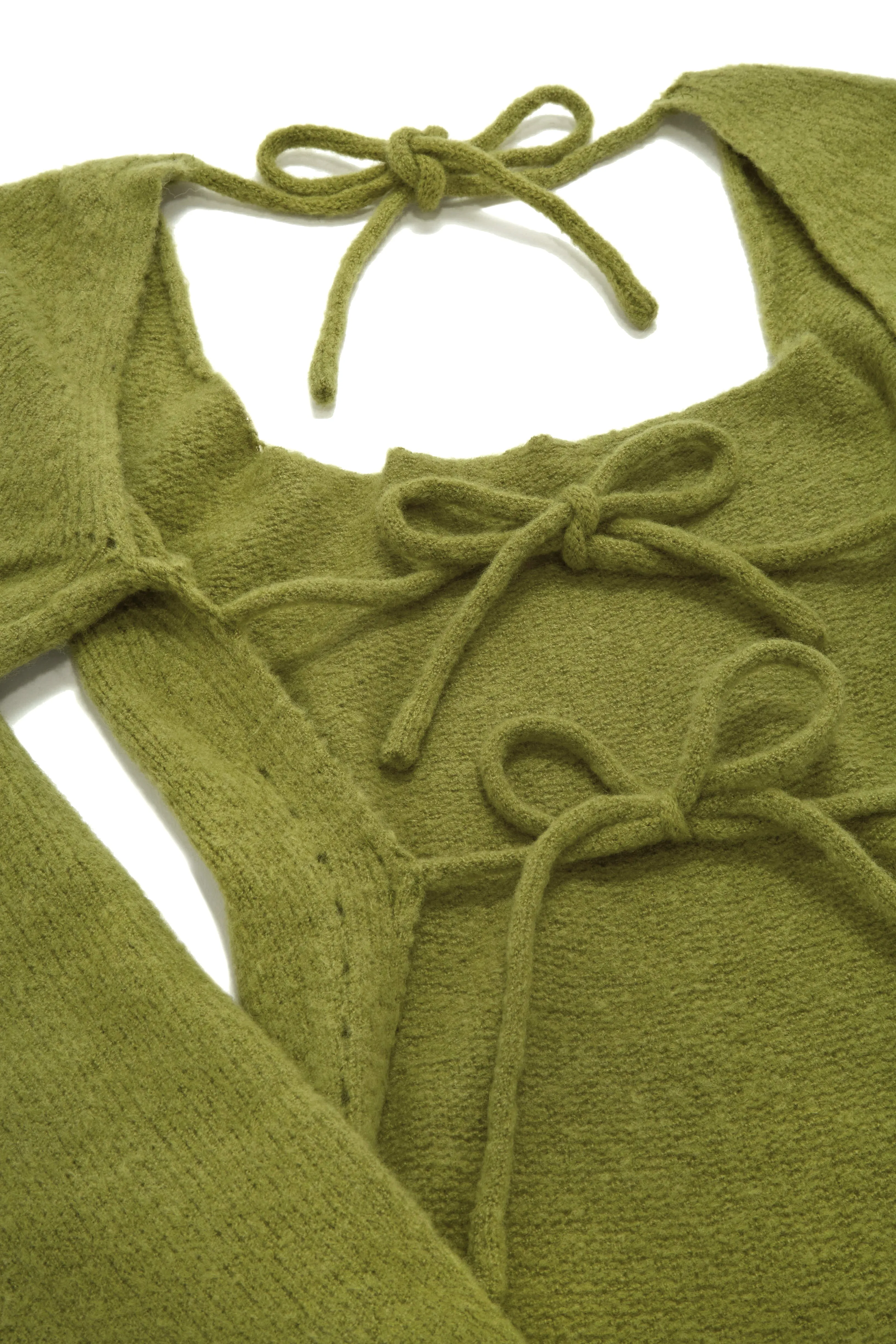Andrea Long Sleeve Maxi Dress - Green