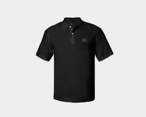 Black Men’s Polo - The Hamptons