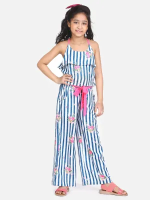 Blue Stripe Funky Clothing Set