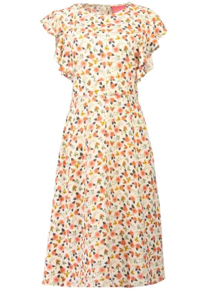 Circus Clothing dress floral antique white