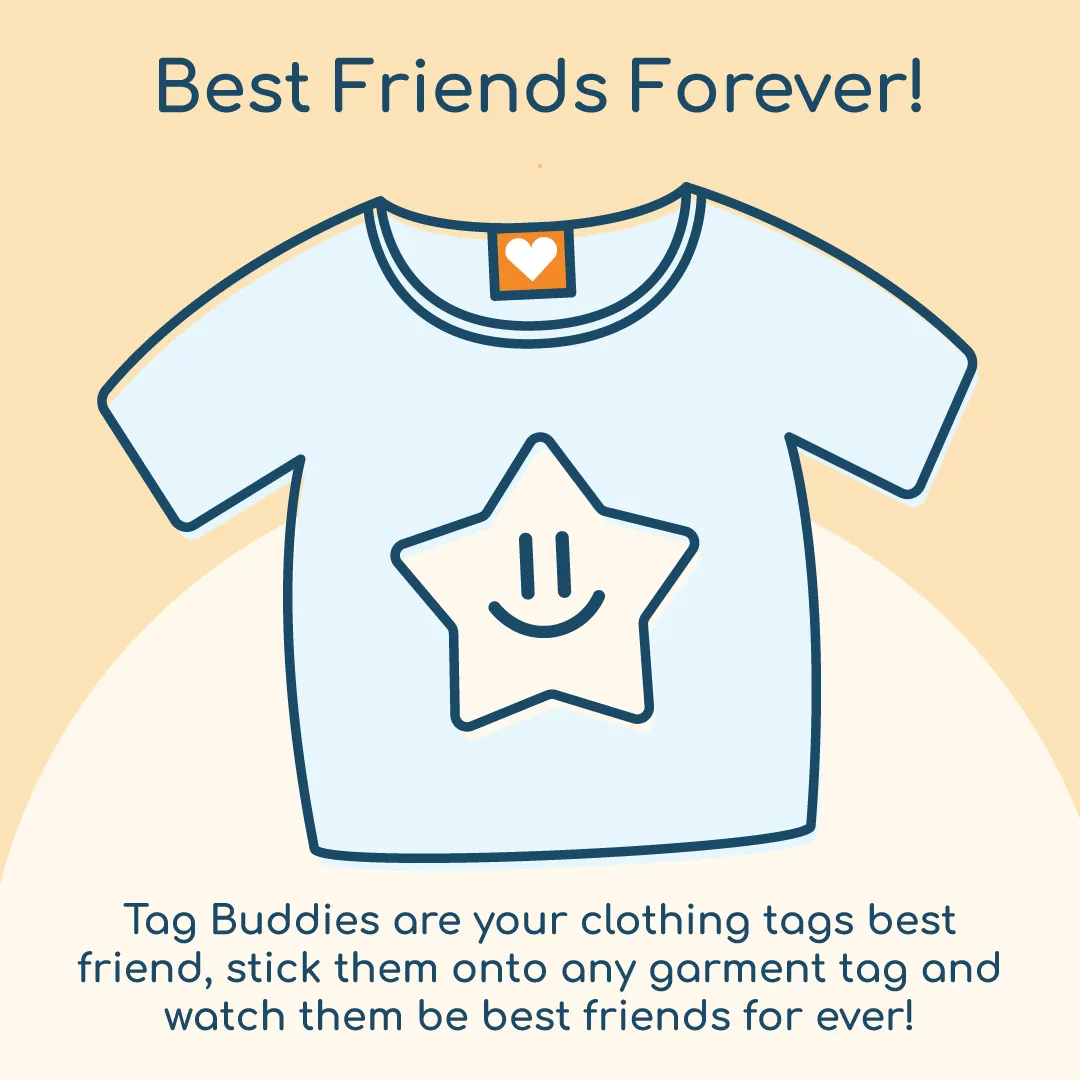 Clothing Tag Buddies - Designer themes