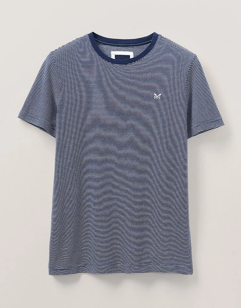 Crew Clothing Fine Stripe T-Shirt