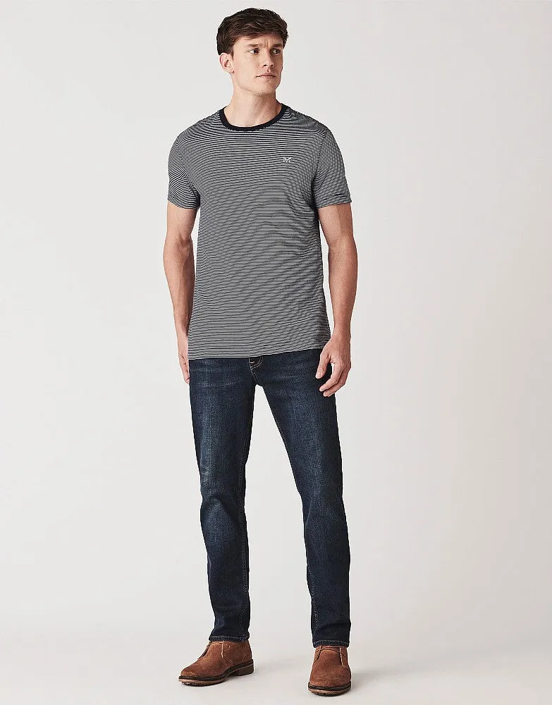 Crew Clothing Fine Stripe T-Shirt