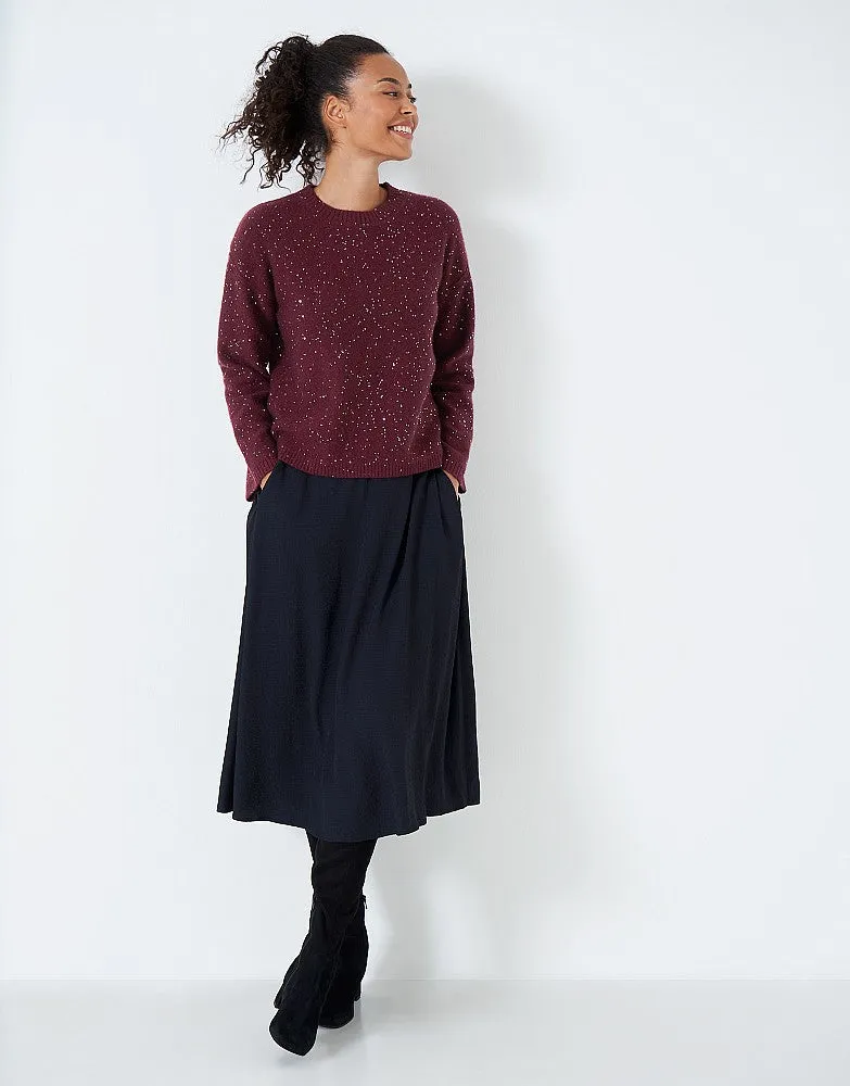 Crew Clothing Sequin Crew Neck Jumper