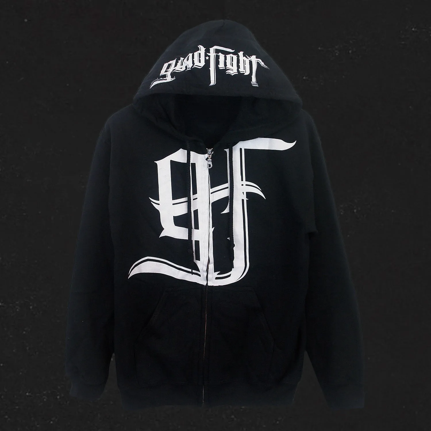 GF Clothing - Logo Black Zip-Up
